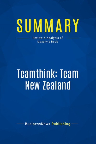Image de Summary: Teamthink: Team New Zealand