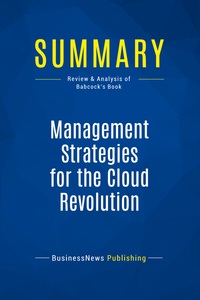 Image de Summary: Management Strategies for the Cloud Revolution