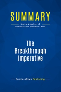 Image de Summary: The Breakthrough Imperative