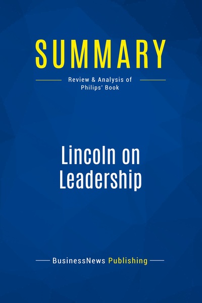 Image de Summary: Lincoln on Leadership
