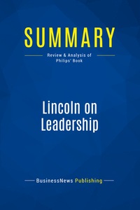 Image de Summary: Lincoln on Leadership