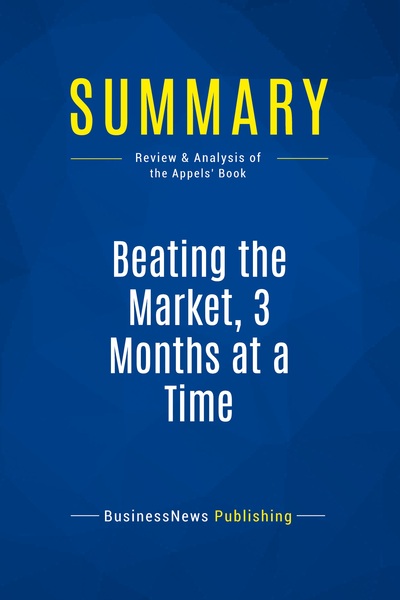 Image de Summary: Beating the Market, 3 Months at a Time