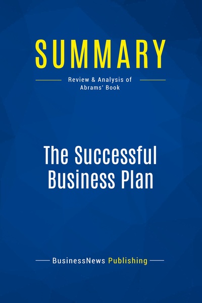 Image de Summary: The Successful Business Plan