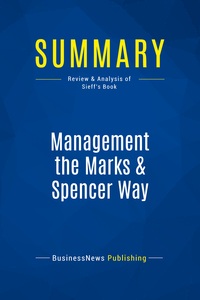 Image de Summary: Management the Marks & Spencer Way