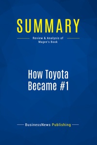 Picture of Summary: How Toyota Became #1
