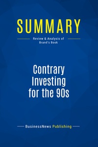 Image de Summary: Contrary Investing for the 90s