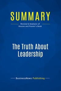 Image de Summary: The Truth About Leadership