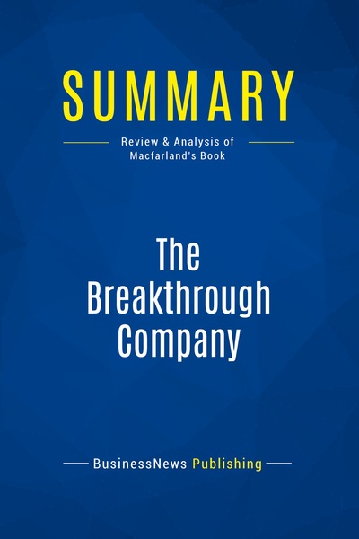 Image de Summary: The Breakthrough Company