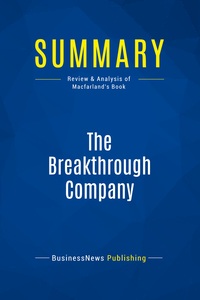 Image de Summary: The Breakthrough Company
