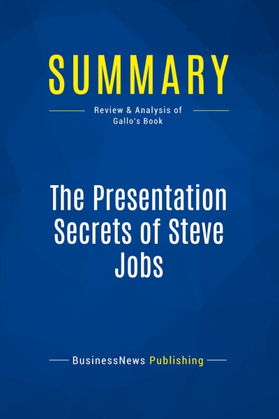 Picture of Summary: The Presentation Secrets of Steve Jobs