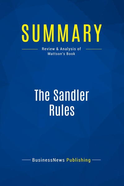 Image de Summary: The Sandler Rules