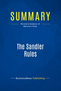 Image de Summary: The Sandler Rules