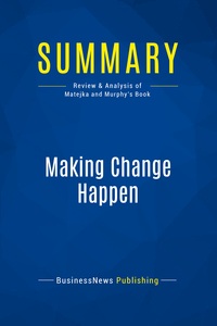 Image de Summary: Making Change Happen