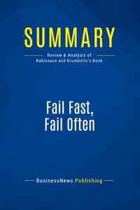 Image de Summary: Fail Fast, Fail Often