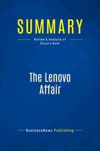 Image de Summary: The Lenovo Affair