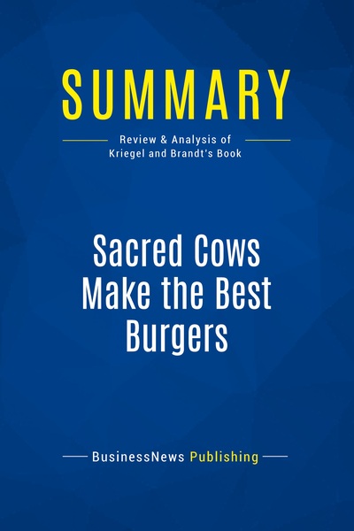Image de Summary: Sacred Cows Make the Best Burgers