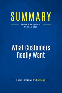 Picture of Summary: What Customers Really Want