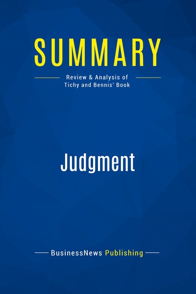 Image de Summary: Judgment
