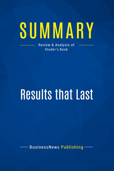 Image de Summary: Results that Last