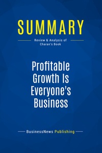 Image de Summary: Profitable Growth Is Everyone's Business