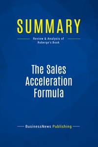 Image de Summary: The Sales Acceleration Formula