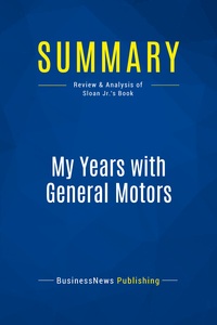 Image de Summary: My Years with General Motors