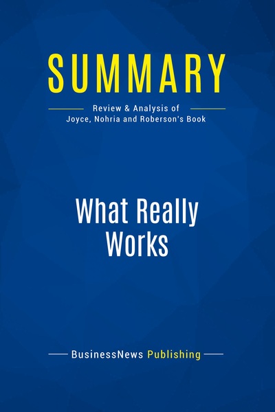 Image de Summary: What Really Works