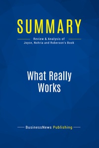 Image de Summary: What Really Works