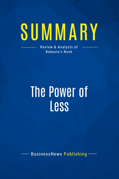 Picture of Summary: The Power of Less