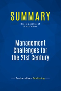 Image de Summary: Management Challenges for the 21st Century