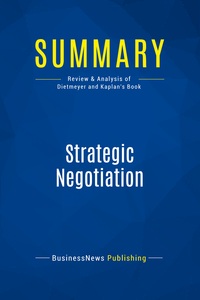 Picture of Summary: Strategic Negotiation