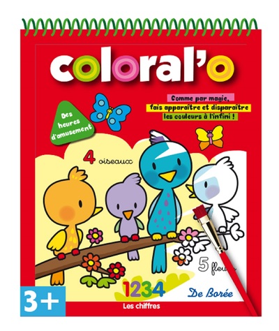 Picture of 1-2-3-4 LES CHIFFRES PINCEAUX MAGIQUES