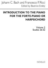 Image de J. C. BACH & F. P.RICCI : INTRODUCTION TO THE PIANO FOR PIANO-FORTE OR HARPSICHORD VOLUME 2