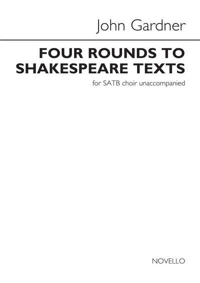 Picture of JOHN GARDNER: FOUR ROUNDS TO SHAKESPEARE TEXTS CHANT