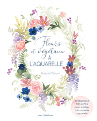 Picture of Fleurs et végétaux à l'aquarelle