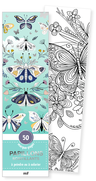 Picture of Marque-pages - Papillons scintillants