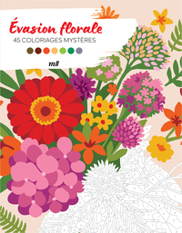 Image de Évasion florale - 45 coloriages mystères