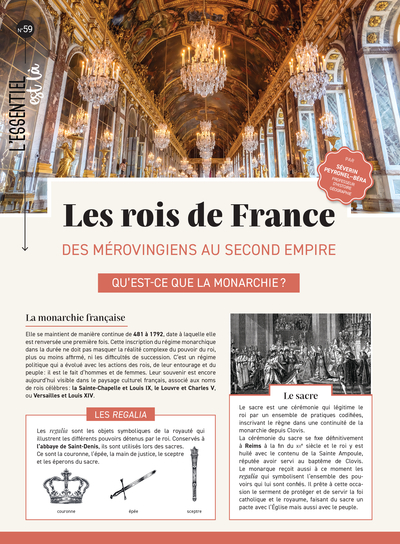 Picture of Les rois de France - Dépliant