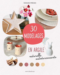 Picture of 30 modelages en argile naturelle autodurcissante