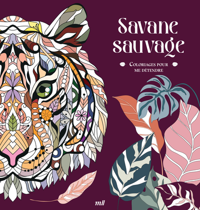Picture of Savane sauvage - Coloriages pour me détendre