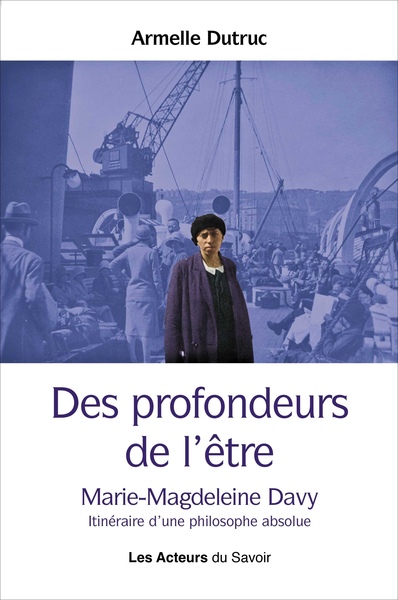 Image de DES PROFONDEURS DE L’êTRE  MA