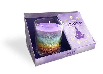 Picture of Coffret bougie - Illuminer mes 7 chakras