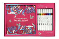 Picture of Coffret Coloriage - 48 coloriages - Paradis secret pour m'évader et me détendre
