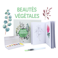 Picture of Coffret Beautés végétales - 30 illustrations à peindre à l'aquarelle