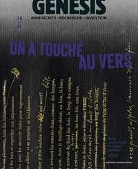 Image de "On a touché au vers". Genèse de la forme poétique