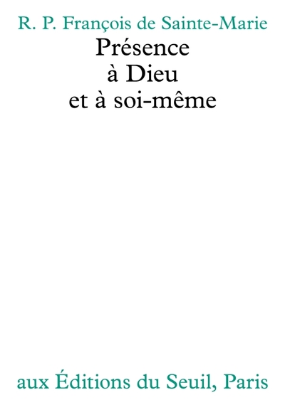 Picture of Présence à Dieu et à soi-même