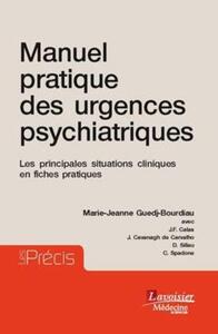 Image de Manuel pratique des urgences psychiatriques