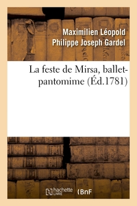 Picture of La feste de Mirsa, ballet-pantomime