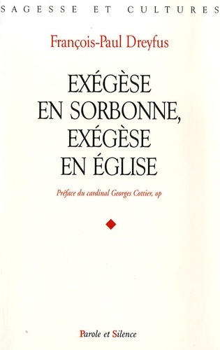 Picture of Exegese en sorbonne exegese en eglise
