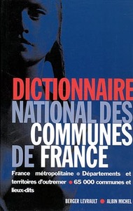 Image de Dictionnaire national des communes de France